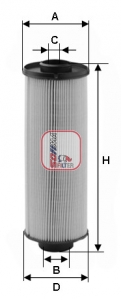 Filtru combustibil S 6004 NE SOFIMA