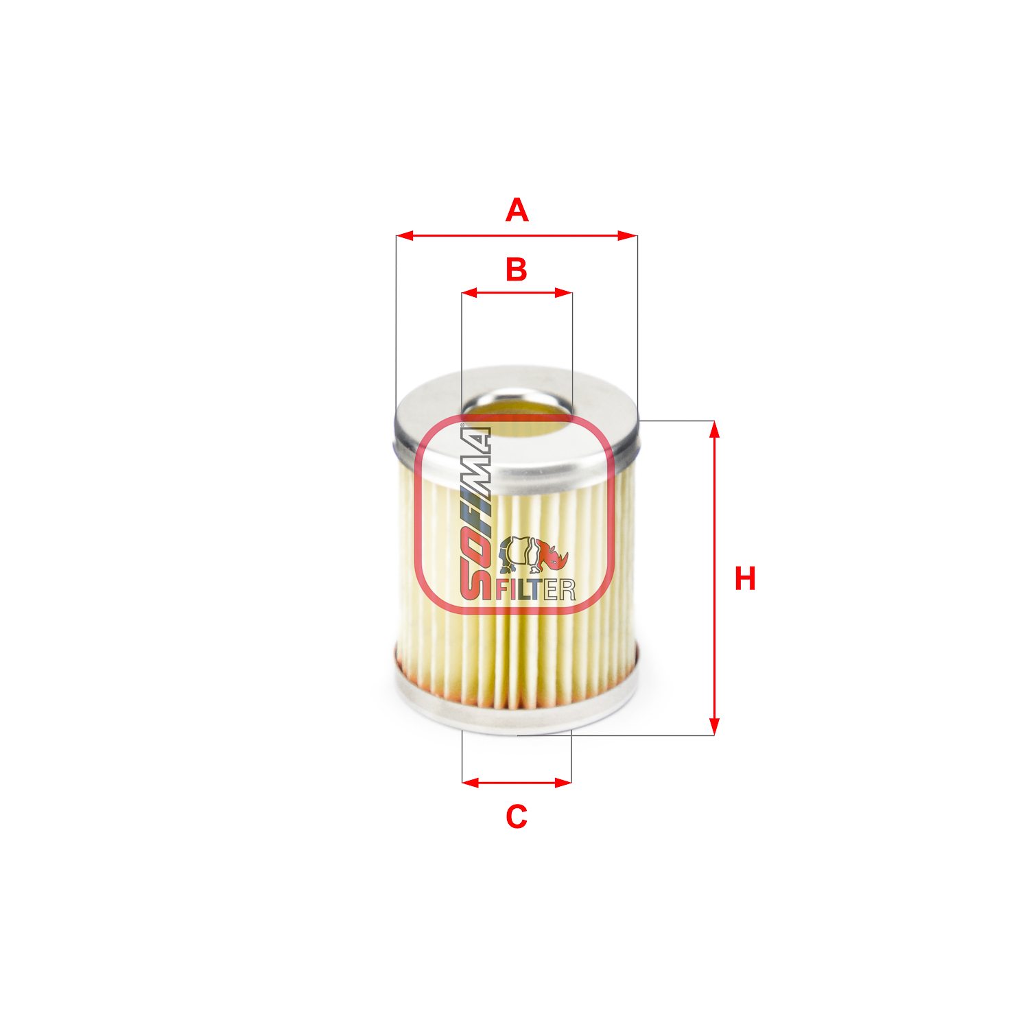 Filtru combustibil S 6008 G SOFIMA