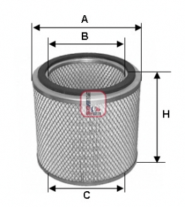 Filtru aer S 7A07 A SOFIMA