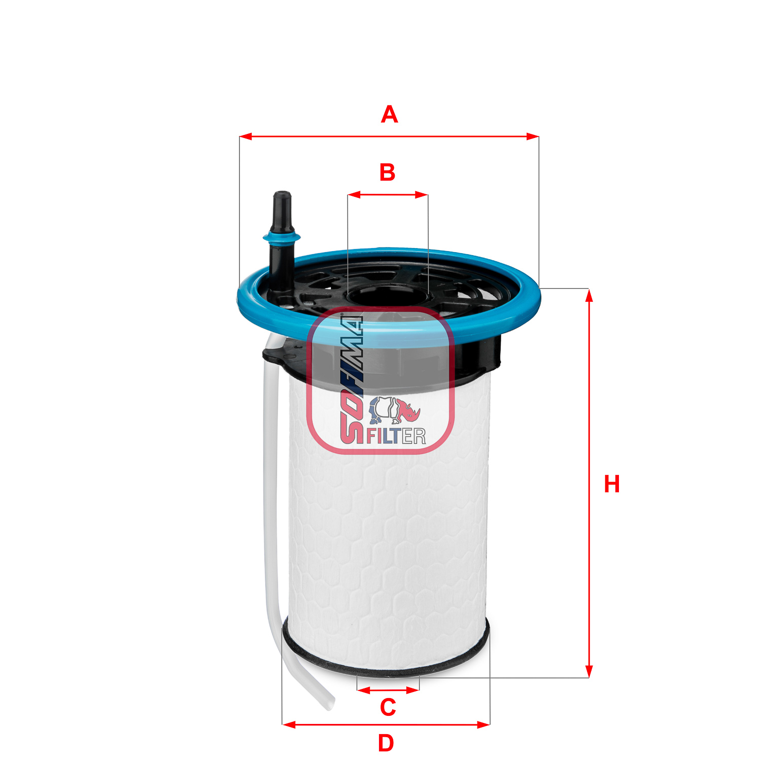 Filtru combustibil S 6052 NE SOFIMA