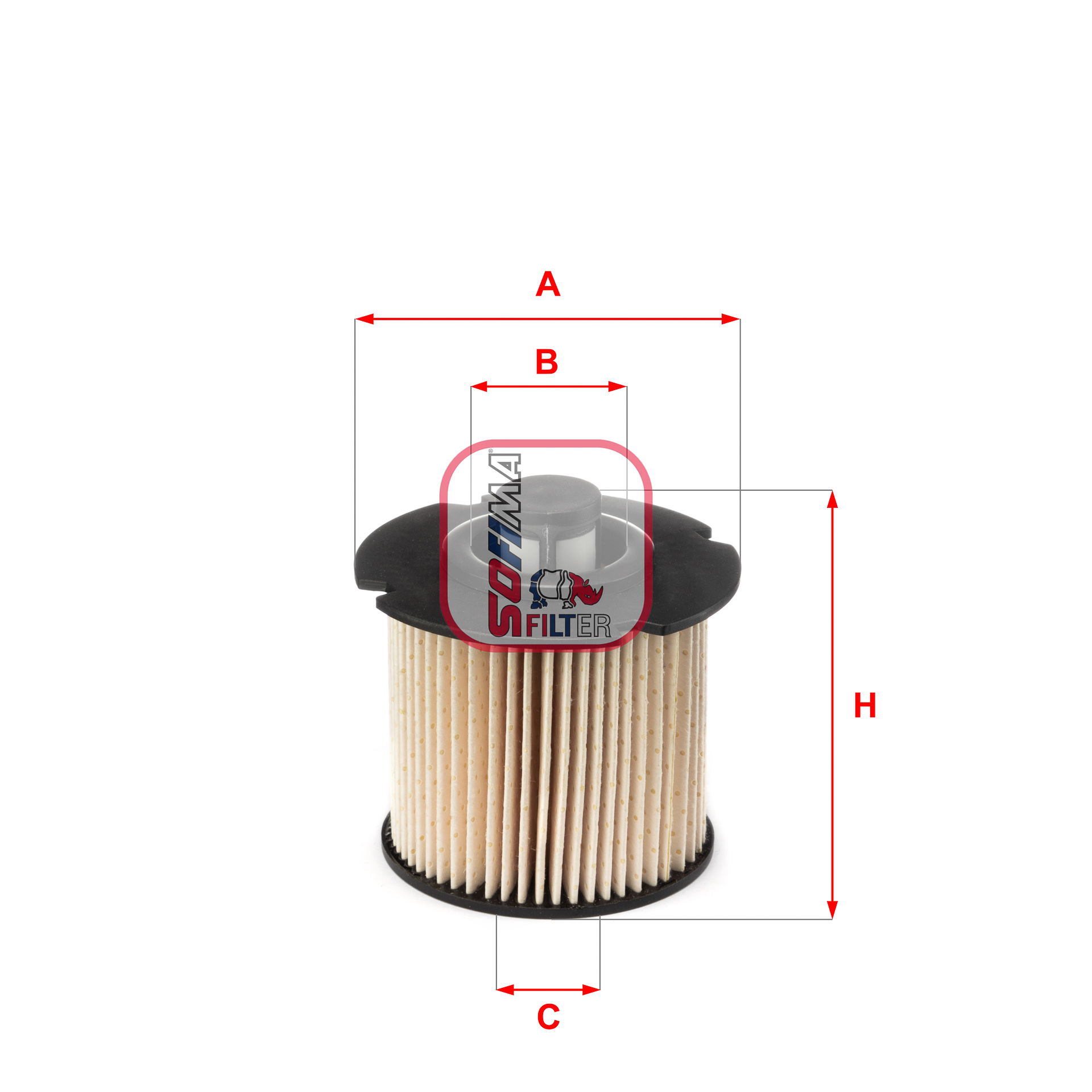 Filtru combustibil S 6104 NE SOFIMA