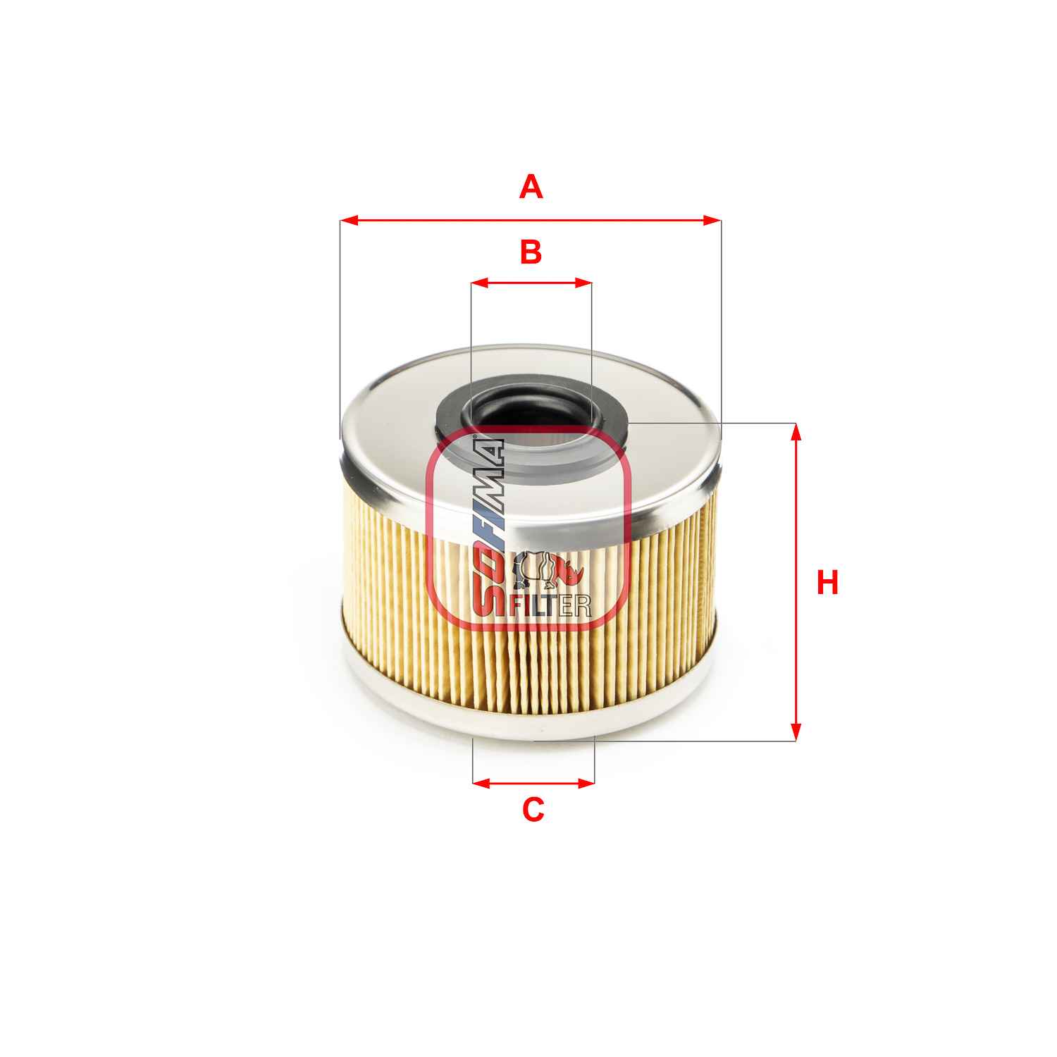 Filtru combustibil S 6686 N SOFIMA