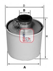 Filtru aer S 7091 A SOFIMA