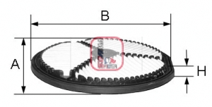 Filtru aer S 7274 A SOFIMA