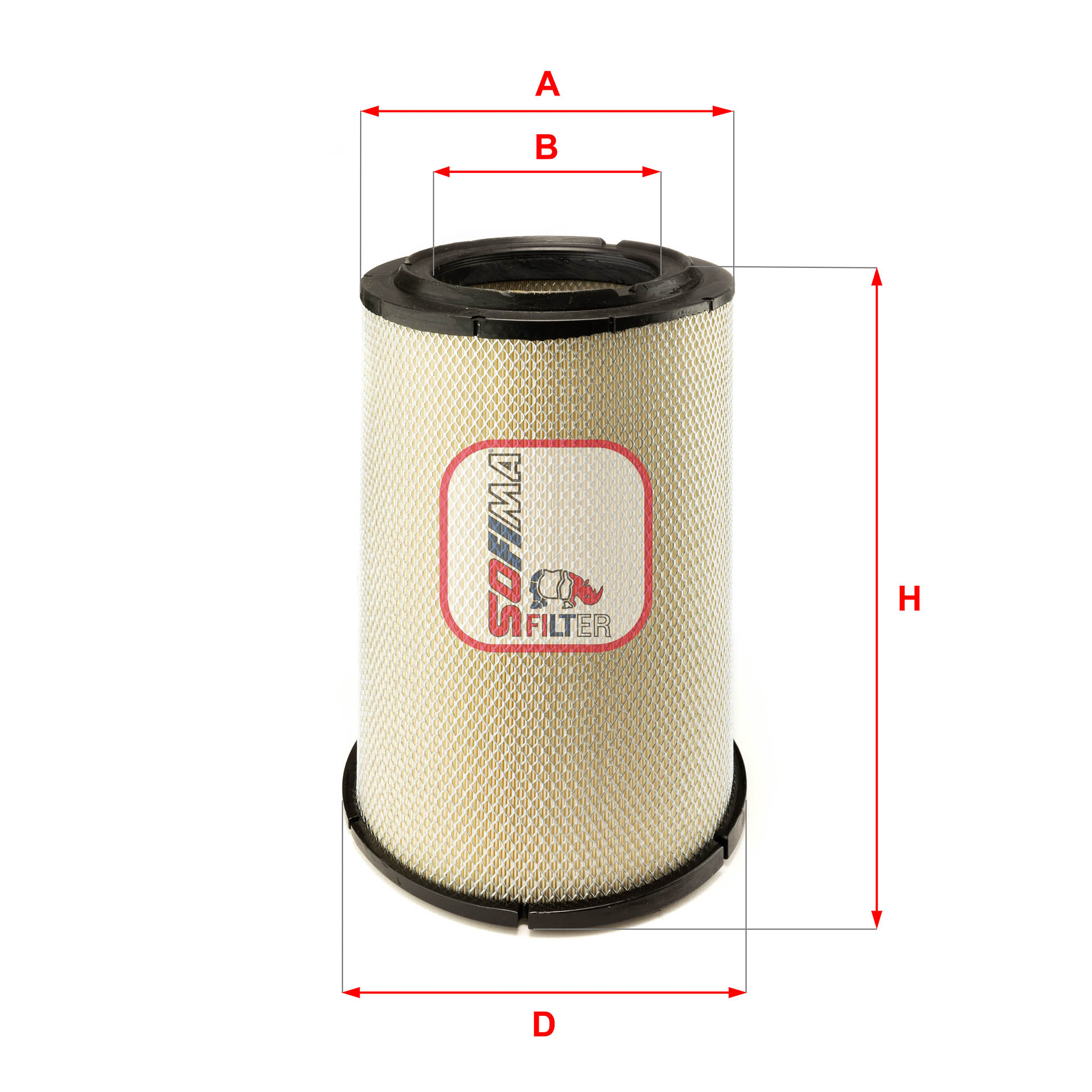 Filtru aer S 7642 A SOFIMA