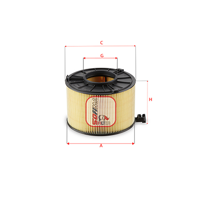 Filtru aer S 7G10 A SOFIMA