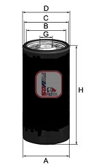 Filtru ulei S 8020 R SOFIMA