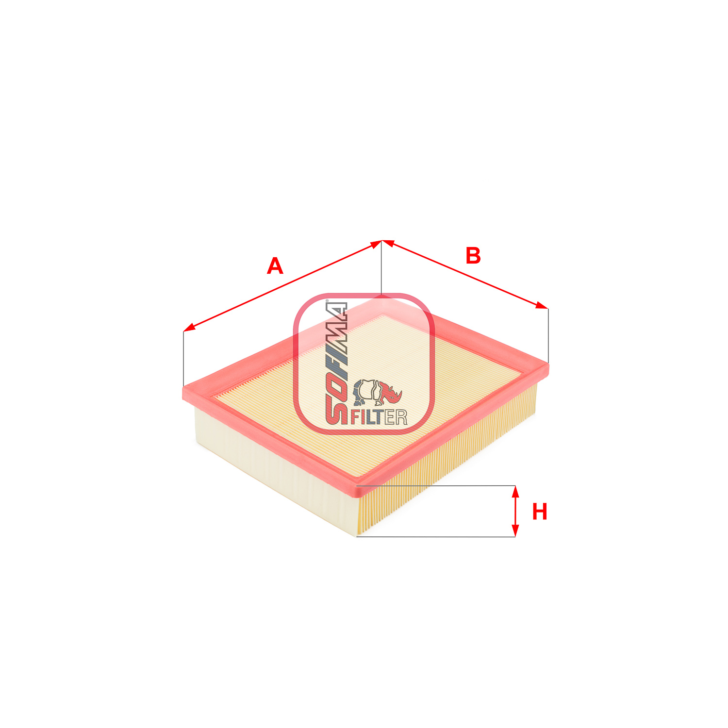 Filtru aer S 8630 A SOFIMA