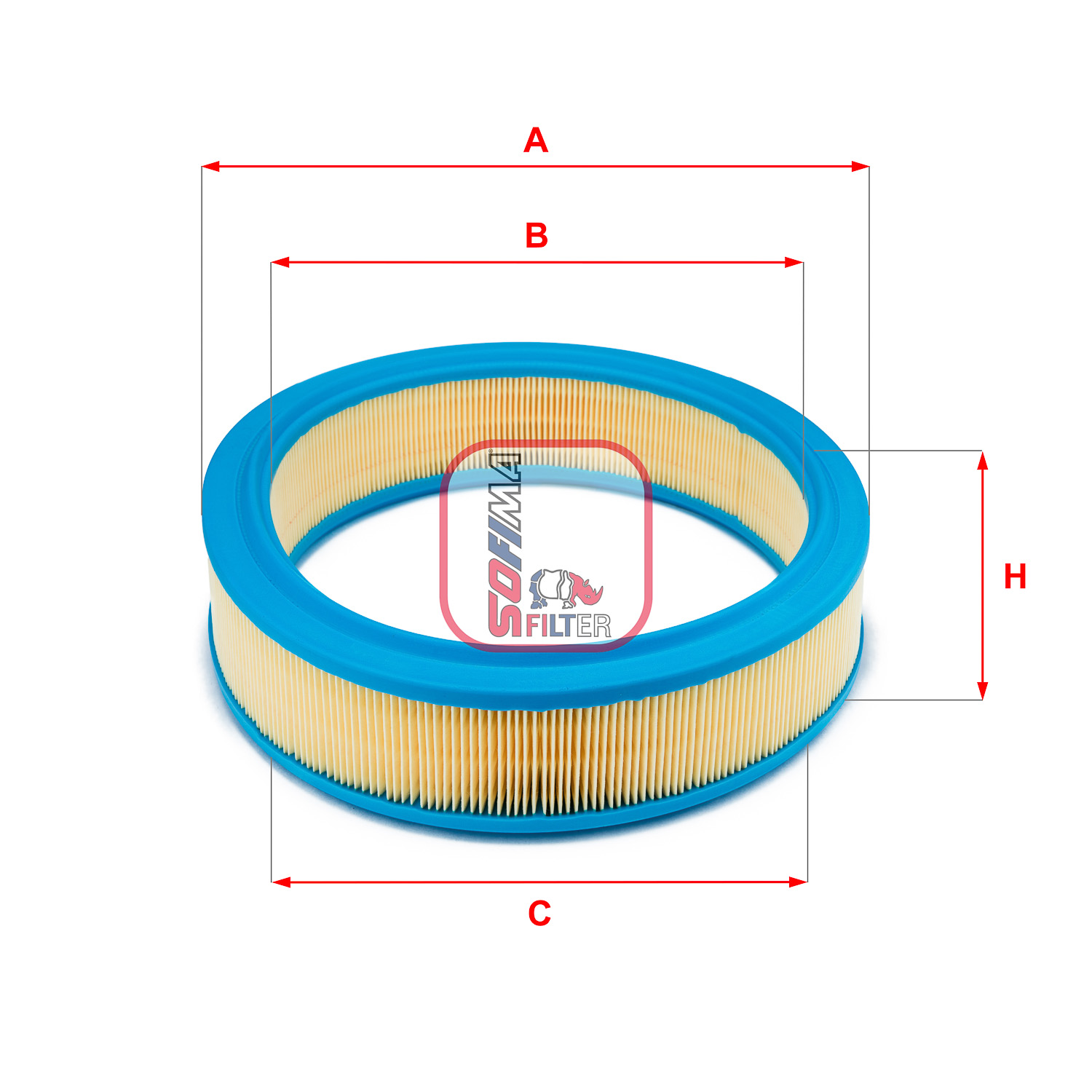 Filtru aer S 9040 A SOFIMA