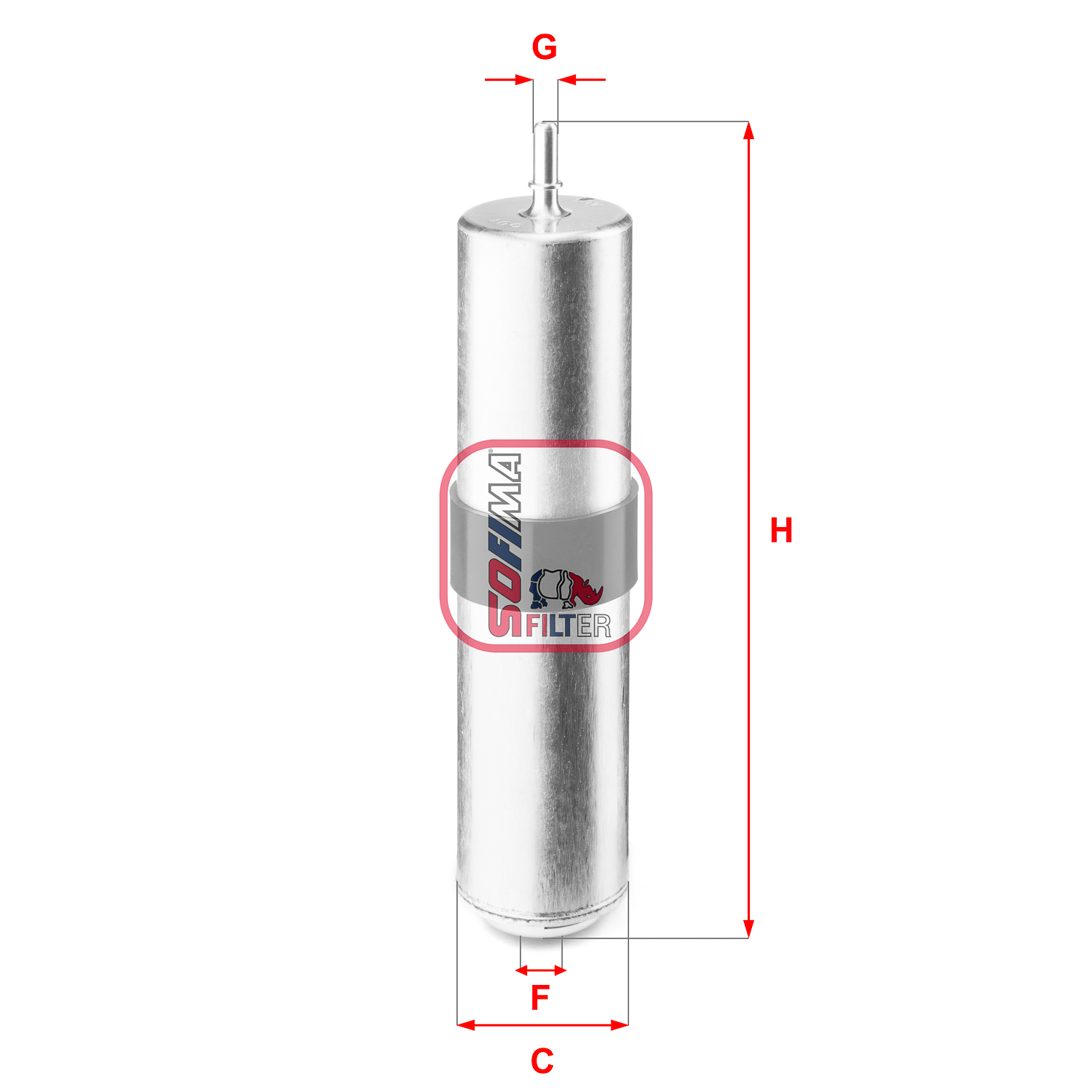 Filtru combustibil S 9261 B SOFIMA