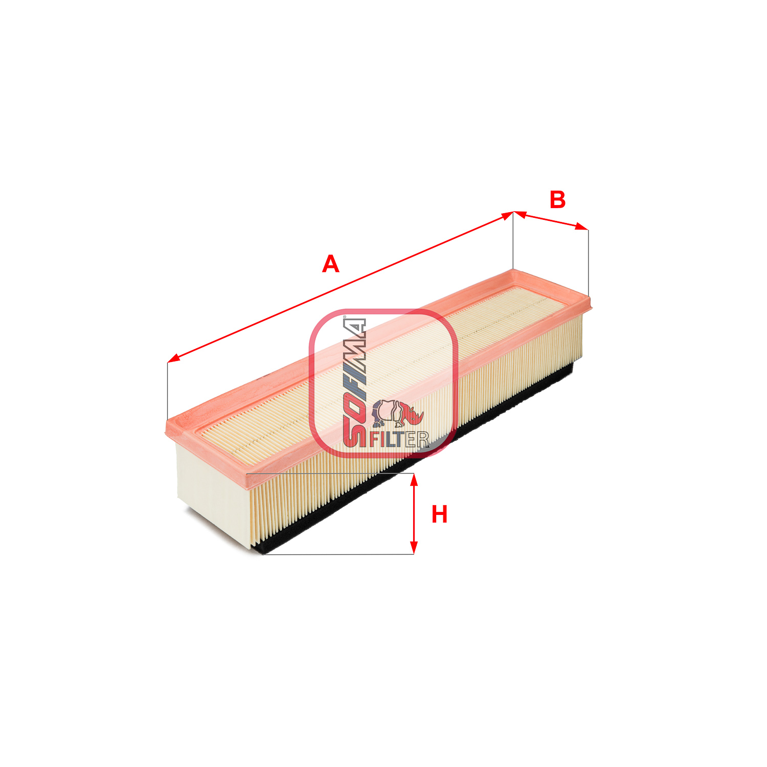 Filtru aer S 9312 A SOFIMA