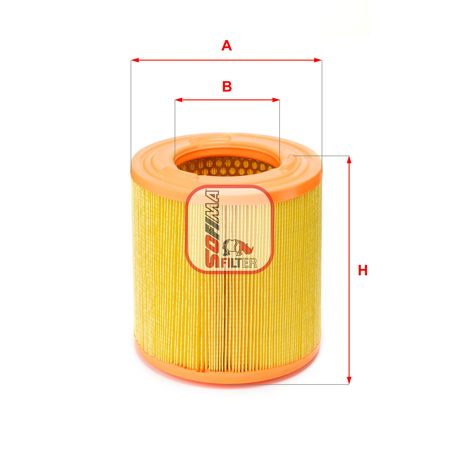 Filtru aer S 9380 A SOFIMA