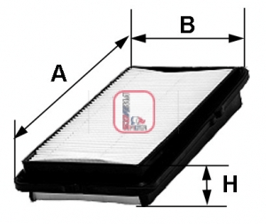 Filtru aer S 3380 A SOFIMA