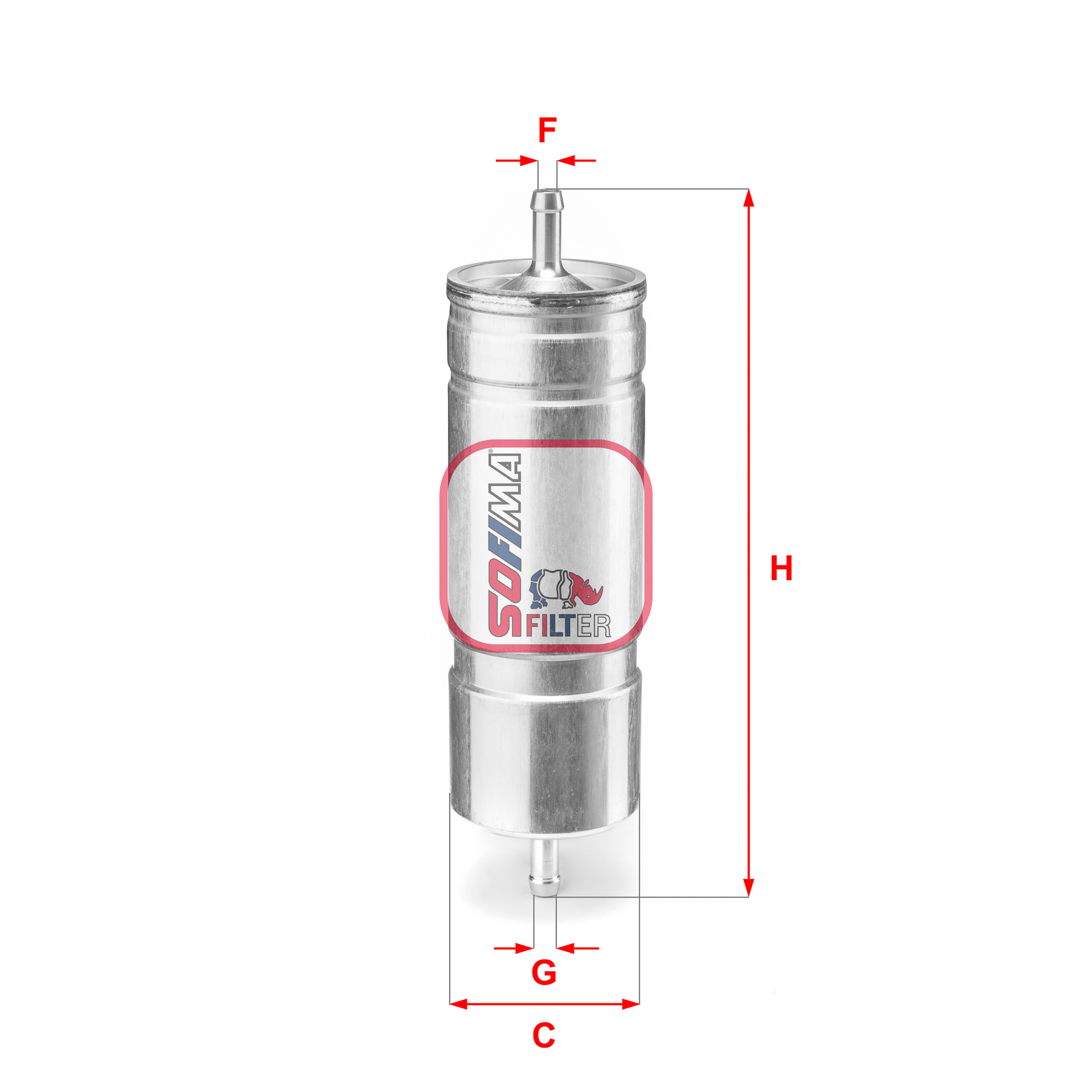 Filtru combustibil S 1508 B SOFIMA