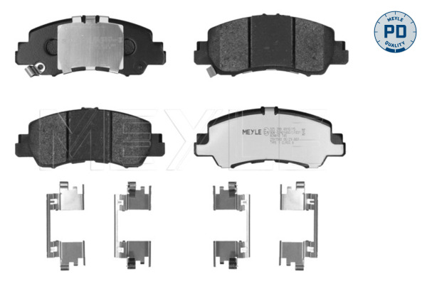 Set placute frana,frana disc 025 209 4916/PD MEYLE