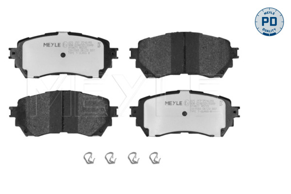 Set placute frana,frana disc 025 257 2516/PD MEYLE