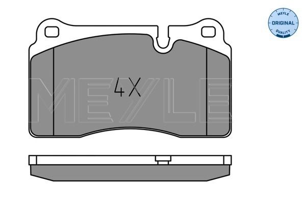 Set placute frana,frana disc 025 202 1717 MEYLE