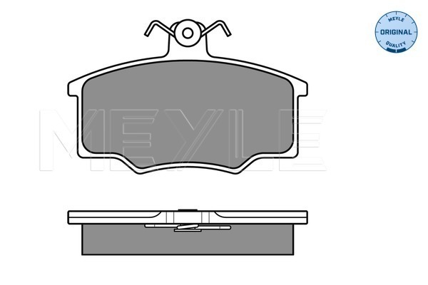 Set placute frana,frana disc 025 205 7419 MEYLE