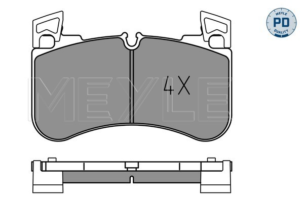 Set placute frana,frana disc 025 205 8117/PD MEYLE