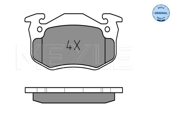 Set placute frana,frana disc 025 206 3415 MEYLE