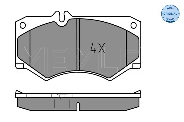 Set placute frana,frana disc 025 207 8418 MEYLE