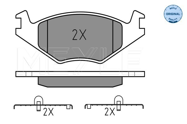 Set placute frana,frana disc 025 208 8715 MEYLE