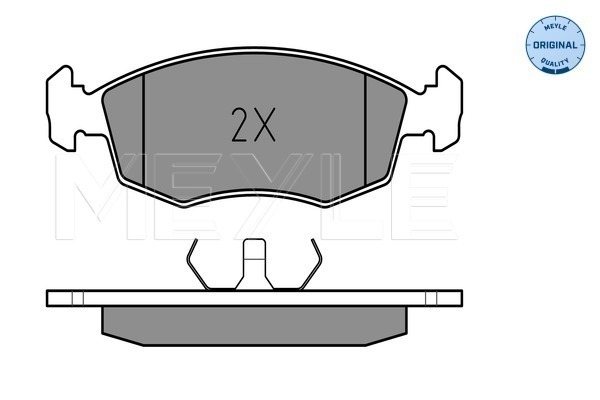 Set placute frana,frana disc 025 209 0818 MEYLE