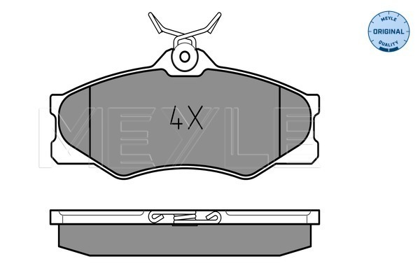 Set placute frana,frana disc 025 209 7919 MEYLE