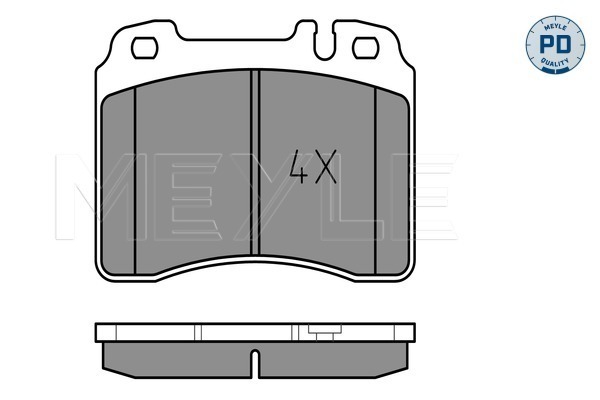 Set placute frana,frana disc 025 211 5316/PD MEYLE