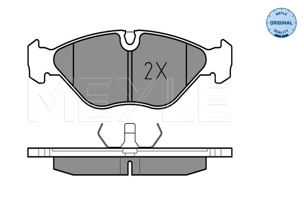 Set placute frana,frana disc 025 211 5419 MEYLE