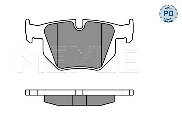 Set placute frana,frana disc 025 212 8217/PD MEYLE