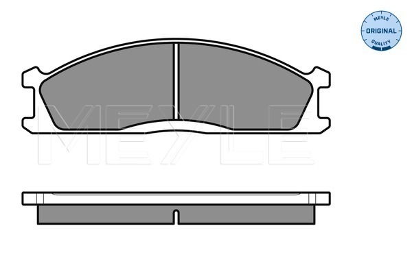 Set placute frana,frana disc 025 213 4717 MEYLE