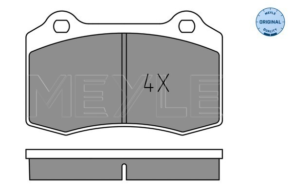 Set placute frana,frana disc 025 213 8115 MEYLE