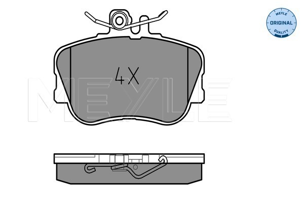 Set placute frana,frana disc 025 214 3920 MEYLE