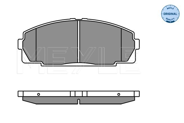 Set placute frana,frana disc 025 214 6815 MEYLE