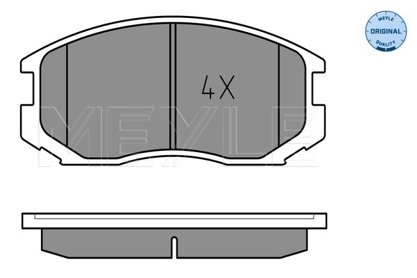 Set placute frana,frana disc 025 216 5015 MEYLE