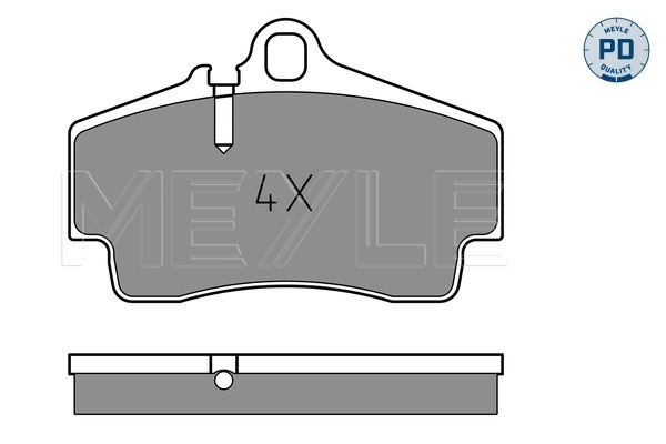 Set placute frana,frana disc 025 217 9216/PD MEYLE