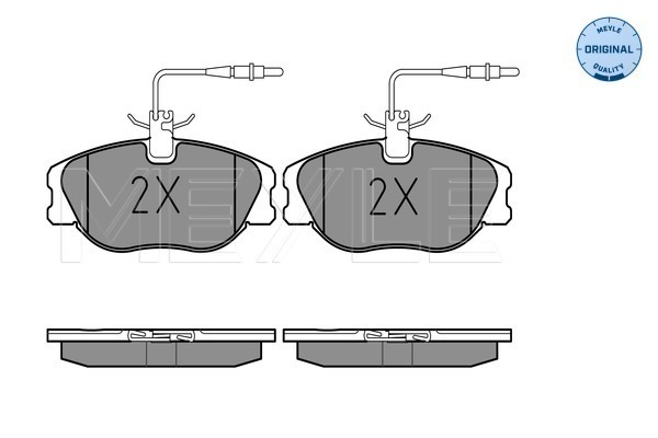 Set placute frana,frana disc 025 218 0119/W MEYLE