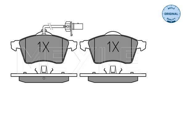 Set placute frana,frana disc 025 218 8519/W MEYLE