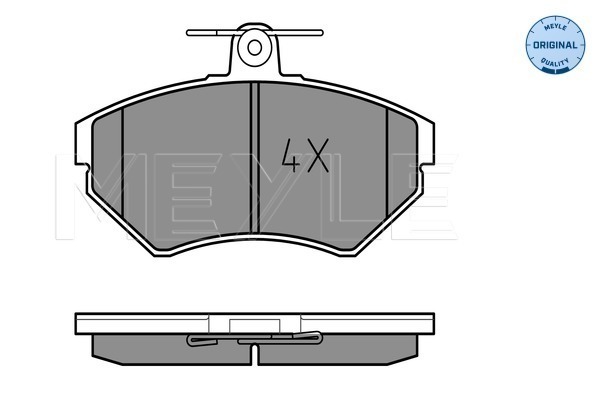 Set placute frana,frana disc 025 219 4516 MEYLE