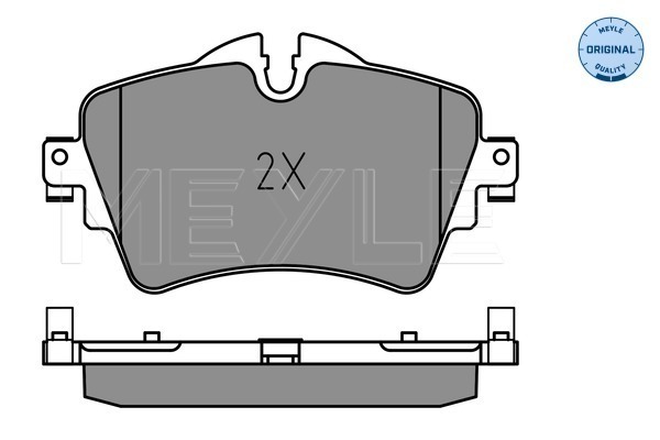 Set placute frana,frana disc 025 221 8719 MEYLE