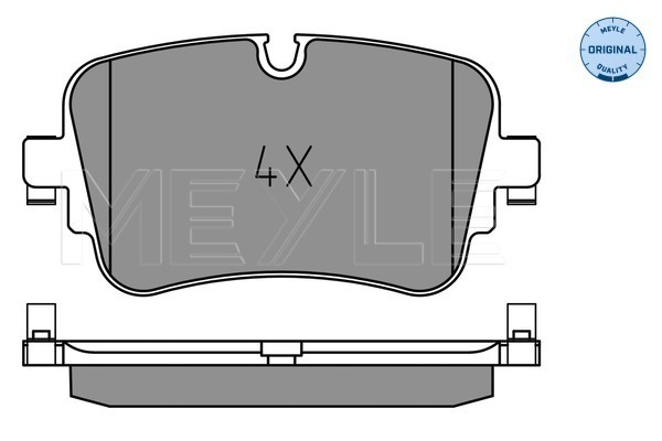 Set placute frana,frana disc 025 223 0717 MEYLE