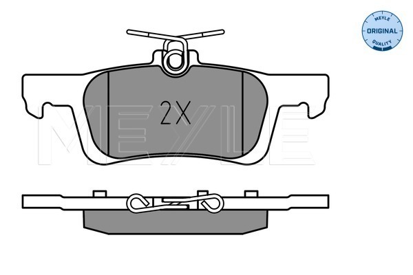 Set placute frana,frana disc 025 228 0714 MEYLE