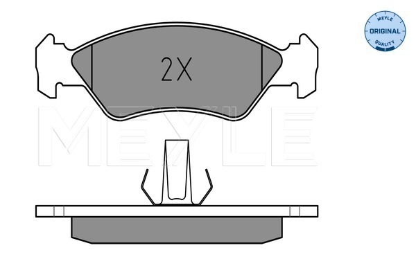 Set placute frana,frana disc 025 231 0217 MEYLE