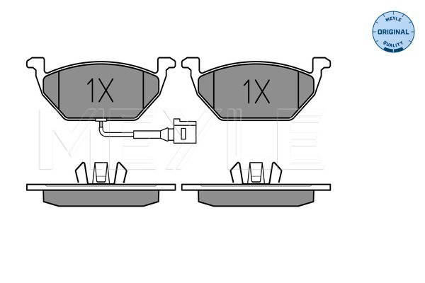 Set placute frana,frana disc 025 231 3119/W MEYLE