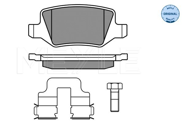 Set placute frana,frana disc 025 231 3814 MEYLE