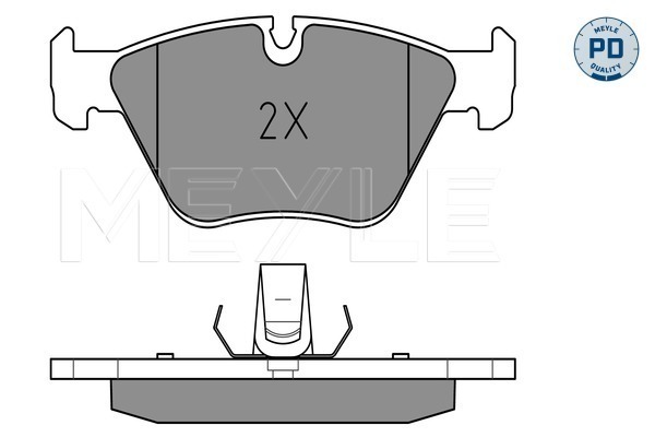 Set placute frana,frana disc 025 231 8320/PD MEYLE