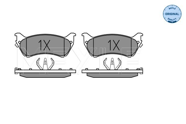 Set placute frana,frana disc 025 231 8917/W MEYLE