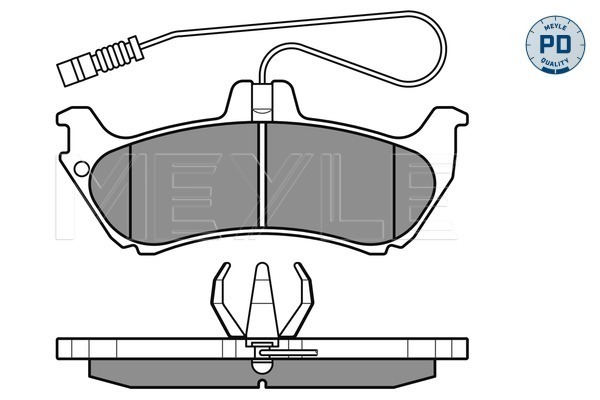 Set placute frana,frana disc 025 231 9017/PD MEYLE