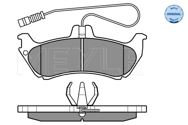 Set placute frana,frana disc 025 231 9017/W MEYLE